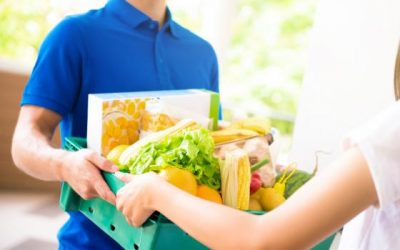 Horizontal Collaboration in Last-Mile Delivery for on-line Groceries
